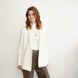 White NWT Mango Blazer
